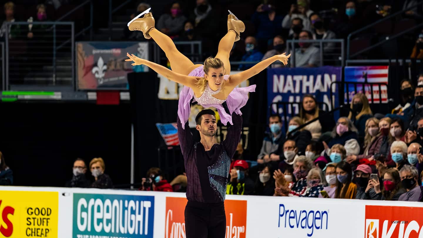 Team USA Madison Hubbell Zachary Donohue Edge U S Rivals For Skate